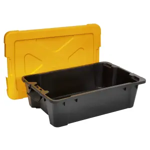 Sealey Composite Stackable Storage Box With Lid 27 Litre Storage Organiser APB27