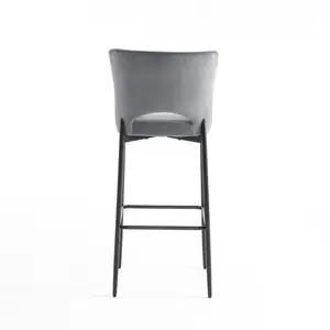 Hallowell Bar Stool Grey