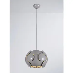 Luminosa Santina Modern 1 Light Spherical Pendant Ceiling Light, E27