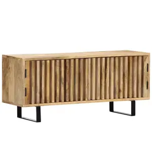 Berkfield TV Cabinet 90x30x40 cm Solid Mango Wood