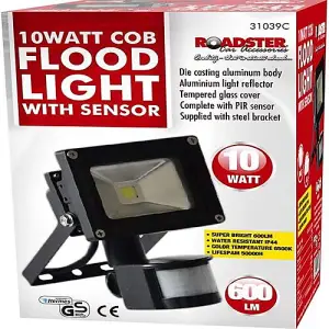 10W pir led cob floodlight modern security flood light motion sensor outside