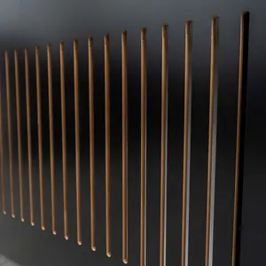 Black Vertical Line Design Radiator Cover - Adjustable