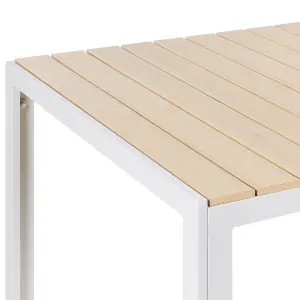 Garden Table Synthetic Material Beige COMO