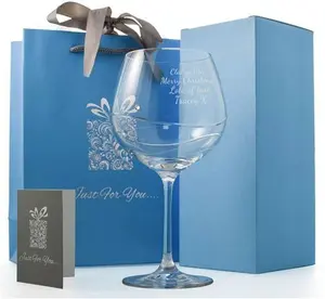 Personalised Gin Glass With Swarovski Elements