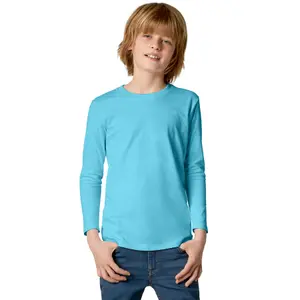 Children's Long-Sleeved Top - light blue 140 (10-12y)