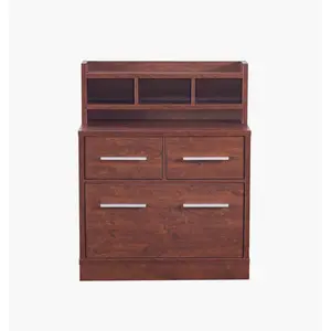 Dedman 81cm Wide 3 -Drawer File Cabinet Vintage Walnut