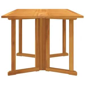 Berkfield Folding Butterfly Garden Table 150x90x75 cm Solid Wood Teak