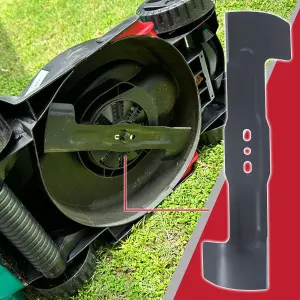 SPARES2GO Metal Blade compatible with Bosch Rotak 32Li S CityMower 18 Lawnmower (32cm)