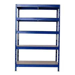 Rapid Racking Rapid 3 Pro 1800h x 1200w x 450mmd Blue 5 Fibreboard Shelves