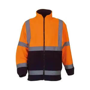 Yoko Unisex Adult Heavyweight Hi-Vis Fleece Jacket