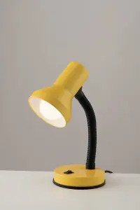 Luminosa Task Table Lamp, Yellow Black, E27