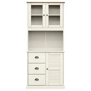 Jetmore 175cm Kitchen Pantry White