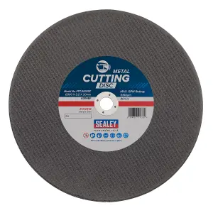 Sealey Cutting Disc Flat Metal 300 x 3.2 x 20mm 5100RPM Max PTC/30020C