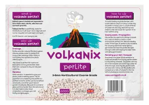 Volkanix Premium Horticultural Perlite Coarse Grade 3-8mm 5 Litre Bucket