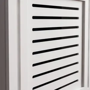 Vida Designs Milton Small White MDF Radiator Cover