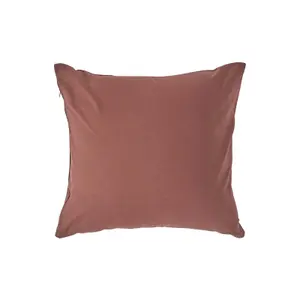 Homescapes Chocolate Continental Egyptian Cotton Pillowcase 200 TC, 40 x 40 cm