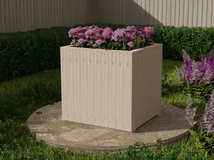 WoodyBloom3 wooden planter, 900x900x900