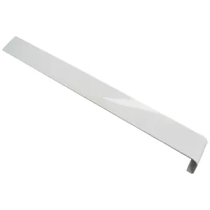 HomeSmart Plastic UPVC Fascia and Soffit Board Straight Butt Joint, 400mm x 40mm, Round Edge