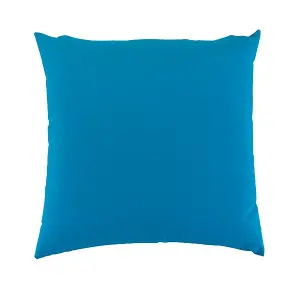 Scatter Cushion 18 x 18 Outdoor Garden Furniture Cushion (Pack of 4) - L46 x W46 cm - Turquoise