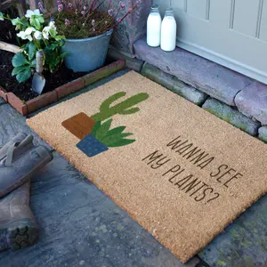 Wanna See My Plants Doormat (90 x 60cm)