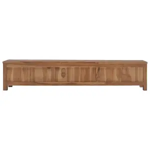 Berkfield TV Cabinet 150x30x30 cm Solid Teak Wood