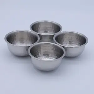 Buckingham Mini Serving Bowls with Hammered Effect Pack of 4