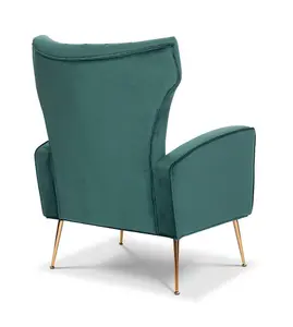 Velvet Emerald Green Talia Accent Chair