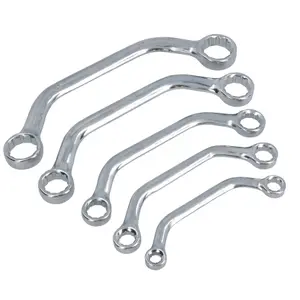 Metric MM Half Moon Ring C Obstruction Spanner Wrench 5pc 10 Sizes 8 - 22mm