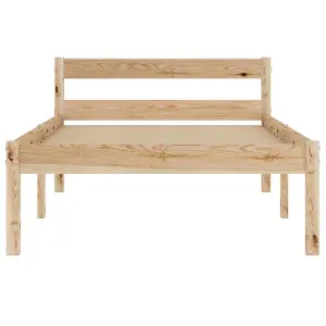 Berkfield Bed Frame Solid Pine Wood 90x200 cm