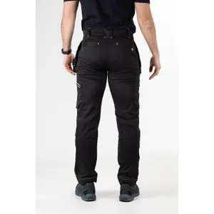 Dickies Universal Flex Slim Fit Work Trousers Black - 36R