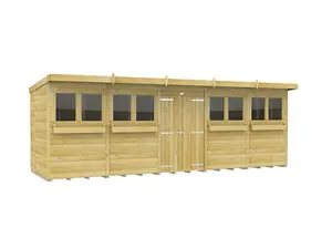 DIY Sheds 20x6 Pent Summer Shed Loglap