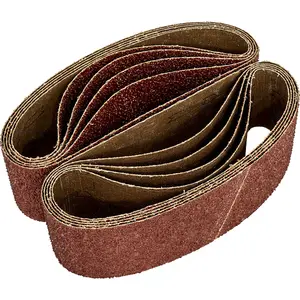 Premium 5-Pack 75mm x 533mm Sanding Belts - 24 Grit Aluminium Oxide for Woodworking