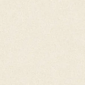 Galerie Evergreen Cream Linen Plain Smooth Wallpaper