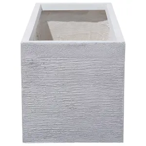 Plant Pot 50 x 23 x 24 cm White MYRA