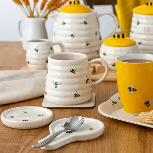 Set of 4 Sweet Bee Hug Mug 450ml