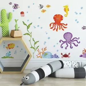 RoomMates Adventures Under The Sea Peel & Stick Wall Decals