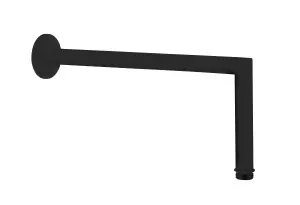 VitrA Matt Black Wall Mounted Shower Arm - 330mm