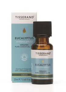 Tisserand Aromatherapy - Eucalyptus - Organic Essential Oil ,Massage Oil, Aromatherapy Oil - 100% Pure Essential Oil - 9ml