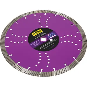 Versatile 300mm Wet & Dry Diamond Cutting Disc for Building Materials