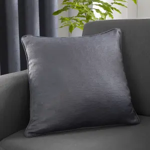 Strata Luxe Charcoal Velvet Filled Cushion