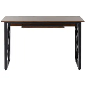 Home Office Desk Dark Wood DARBY