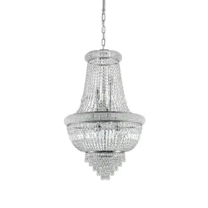 Luminosa Dubai Light Pendant Light Chrome, E14