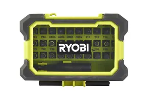 Ryobi TORQUE+ Impact 25mm Screwdriver Bit Set (31 Piece) - RAK31MSDI