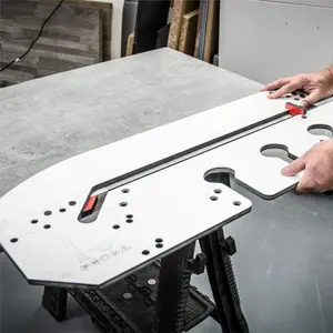 Trend KWJ700/PRO Pro Kitchen Worktop Jig 700mm + 50mm 1/2" TCT Straight Cutter