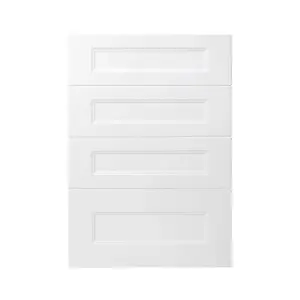 GoodHome Artemisia Matt white Multi drawer front, Pack of 1 (H)715mm (W)497mm (T)18mm