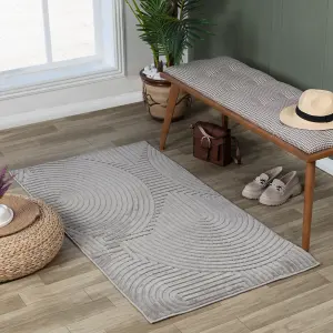 REYKO In- /Outdoor Boho Skandi Area Rug 80 x 150 cm