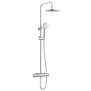 Bristan Divine Gloss Chrome effect Rear fed Thermostatic Mixer Multi head shower