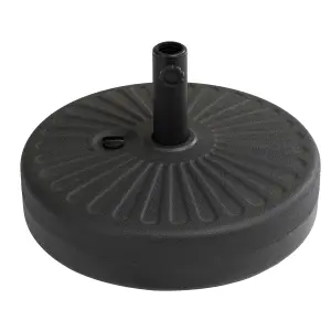 Sunjoy Universal Black Spoke Patio Umbrella Base