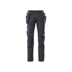 Mascot Unique Lightweight Trousers with Holster Pockets (Black)  (34.5) (Leg Length - Long)