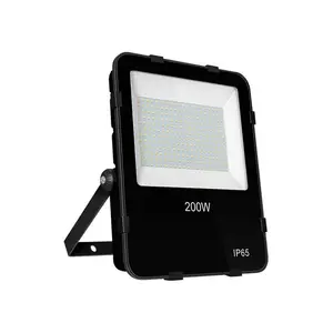 Phoebe LED Floodlight 200W Atlas Cool White Black Powder Coat